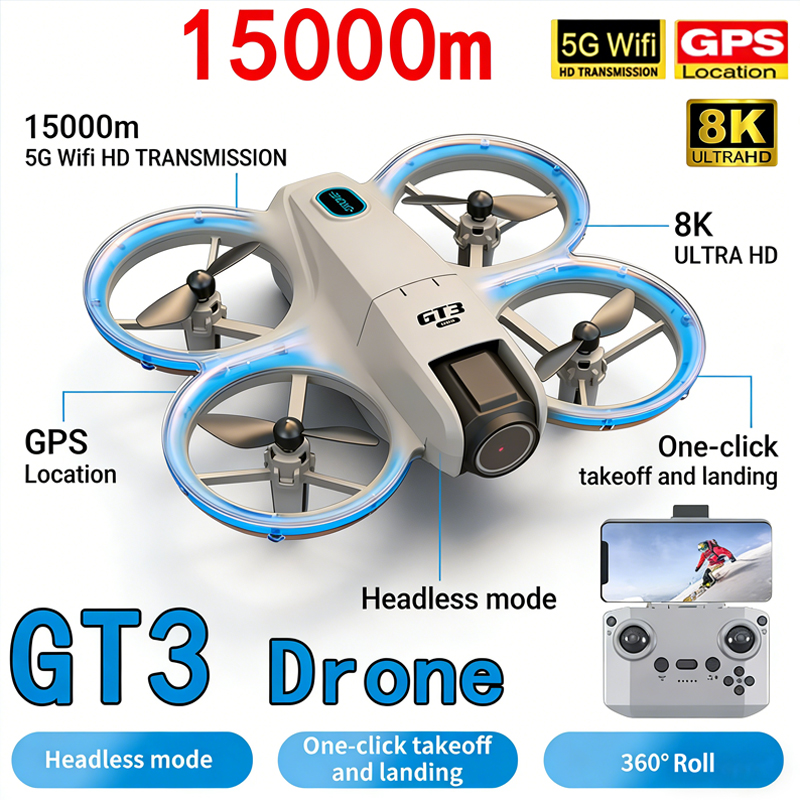 Drone Pro Rc Ufo - 신형 GT3 MAX 드론 8K HD