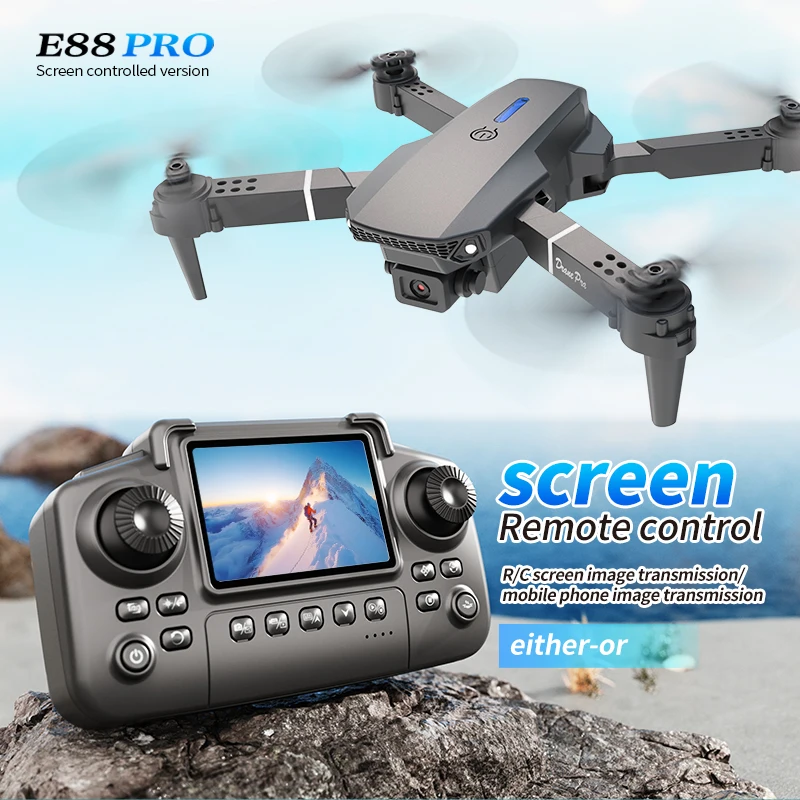 Drone Rc App - 전문 E88 프로 드론 스크린 8K