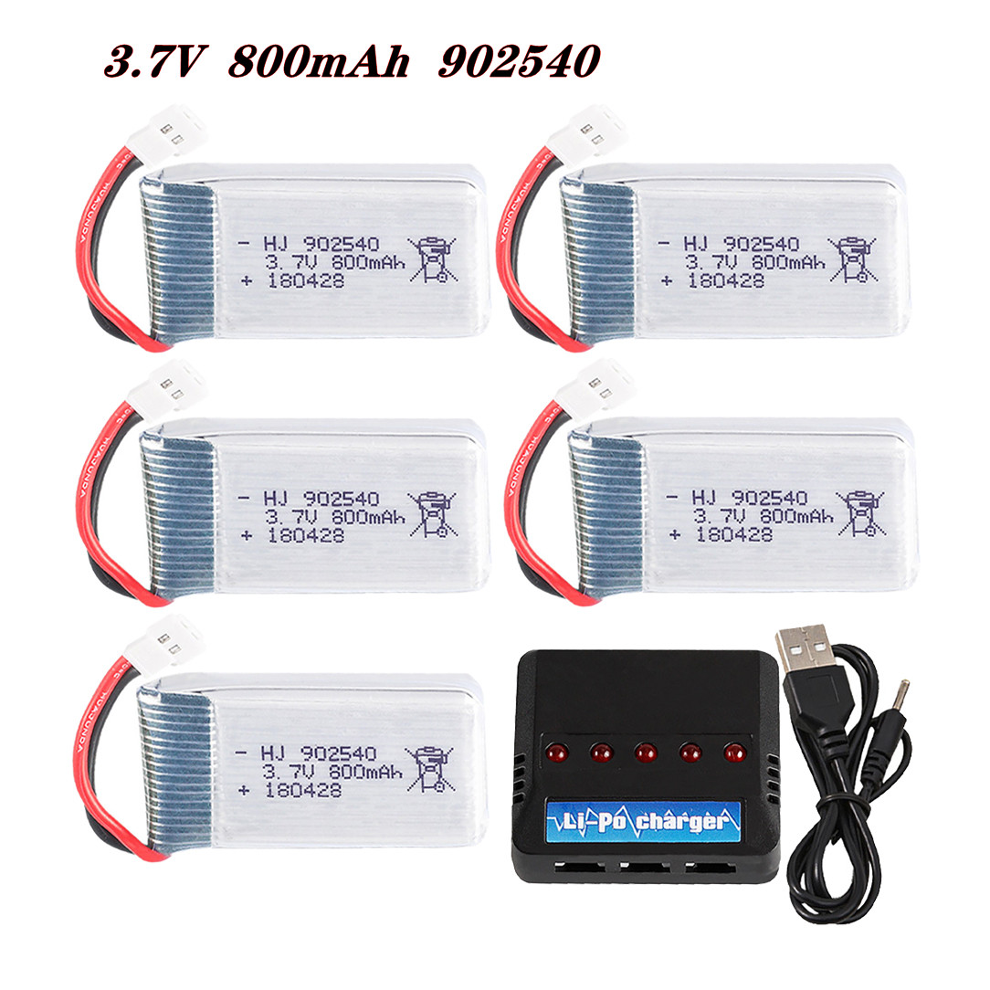 Drone Lipo Battery - 3.7V 800mAh 902540 25C Lipo 배터리