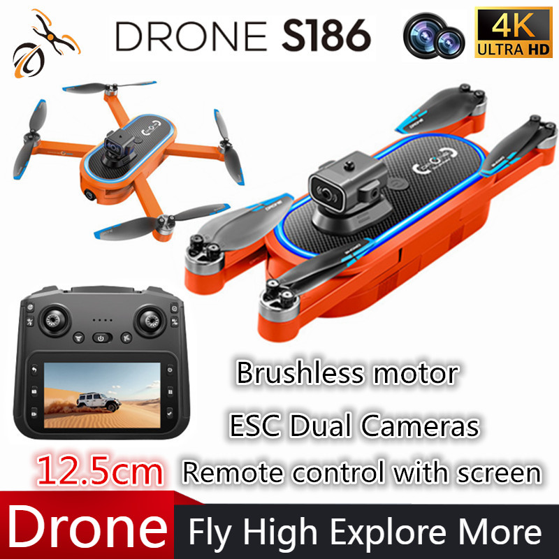 2025 S186 드론 전문가용 4K HD 듀얼 카메라 - Drone Rc App 리뷰 및 가격