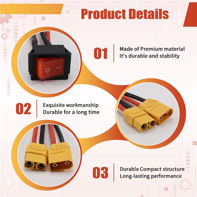 A53M-XT90 플러그 30A 고부하 전자 스위치 R - Drone Switch Rc 리뷰 및 가격