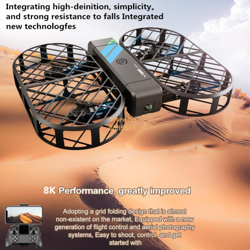 8K HD 카메라 360 °   보호 광학 흐름 위치  - Drone Rc App 리뷰 및 가격