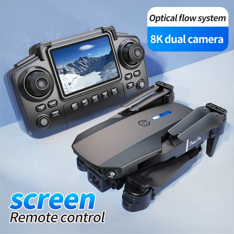 전문 E88 프로 드론 스크린 8K HD 카메라 WiF - Drone Rc App 리뷰 및 가격