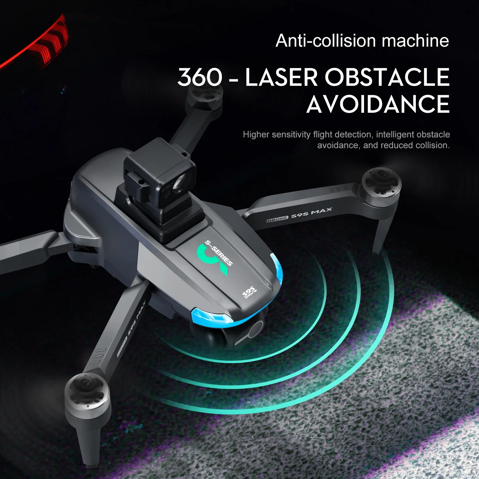 새로운 S9S MAX 미니 드론 4K 2축 PTZ HD - Drone Rc App 리뷰 및 가격