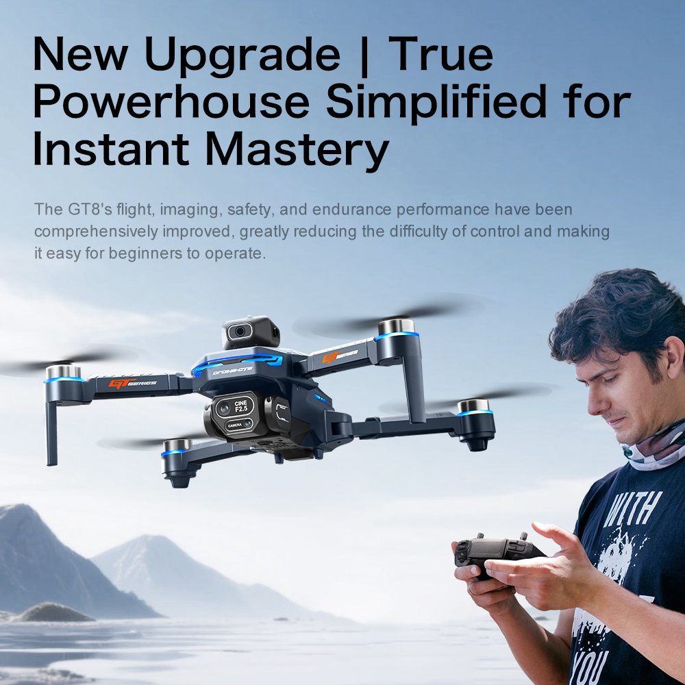 레노버 GT8 드론 8K 프로페셔널 듀얼 카메라 GPS - Drone App Rc Fpv 리뷰 및 가격