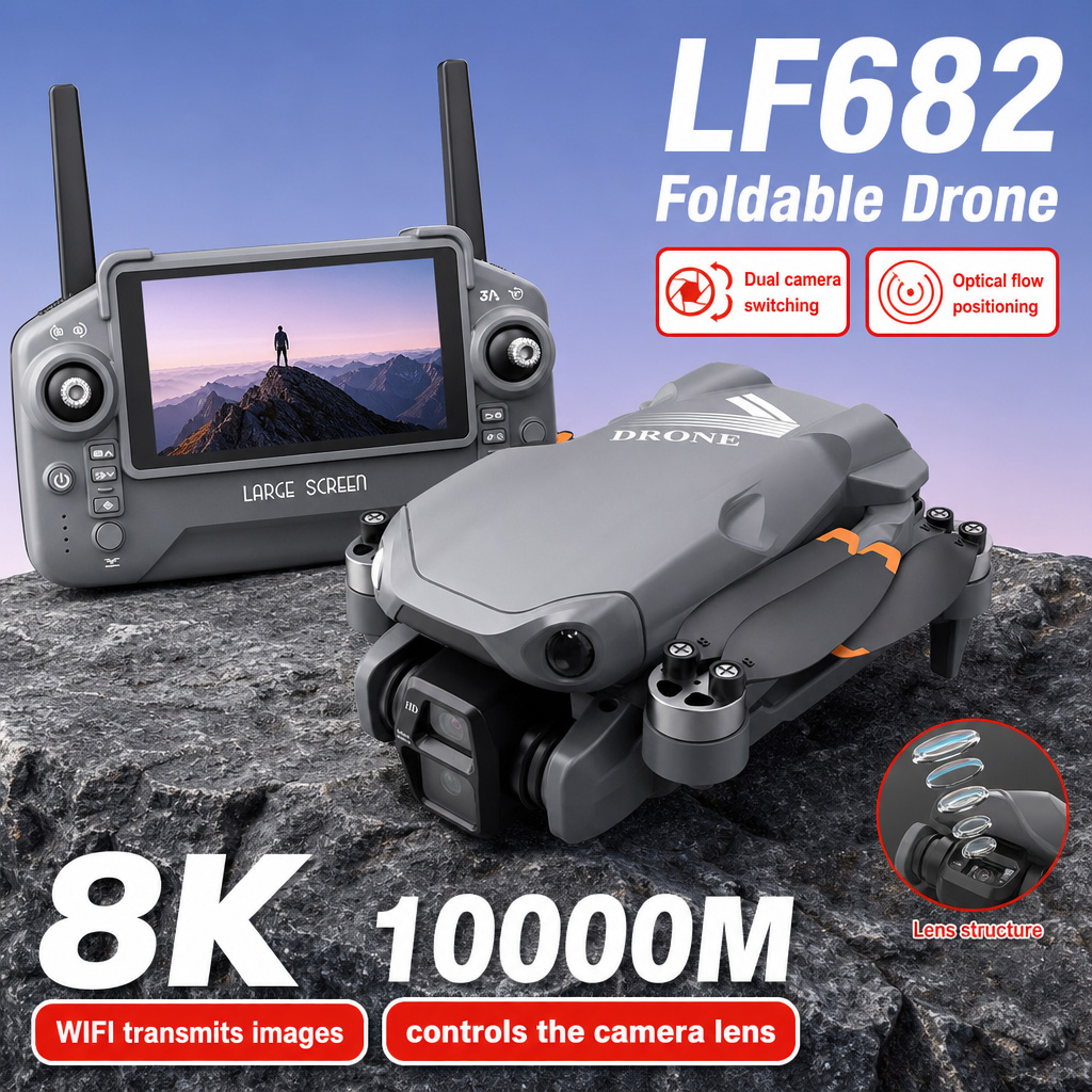 항공 사진 촬영 LF682 드론 8K HD 듀얼 카메라 - Drone Rc Team City 리뷰 및 가격