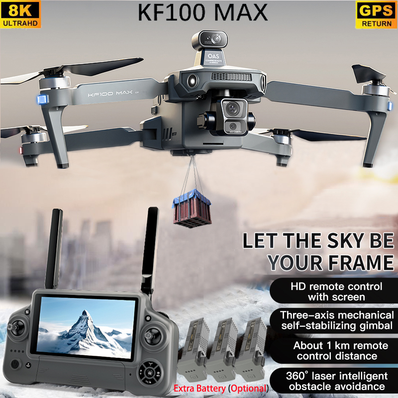 KF100 MAX GPS 드론 4K 카메라 3축 짐벌  - Drone App Rc Fpv 리뷰 및 가격