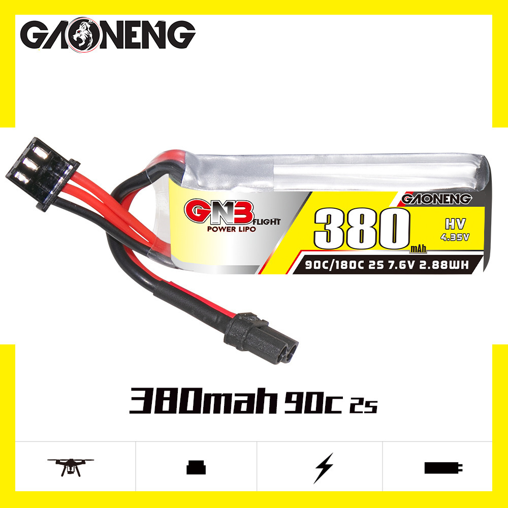 GNB 2S 7.6V 380mAh 90C/180C Li - Drone Lipo Battery 리뷰 및 가격